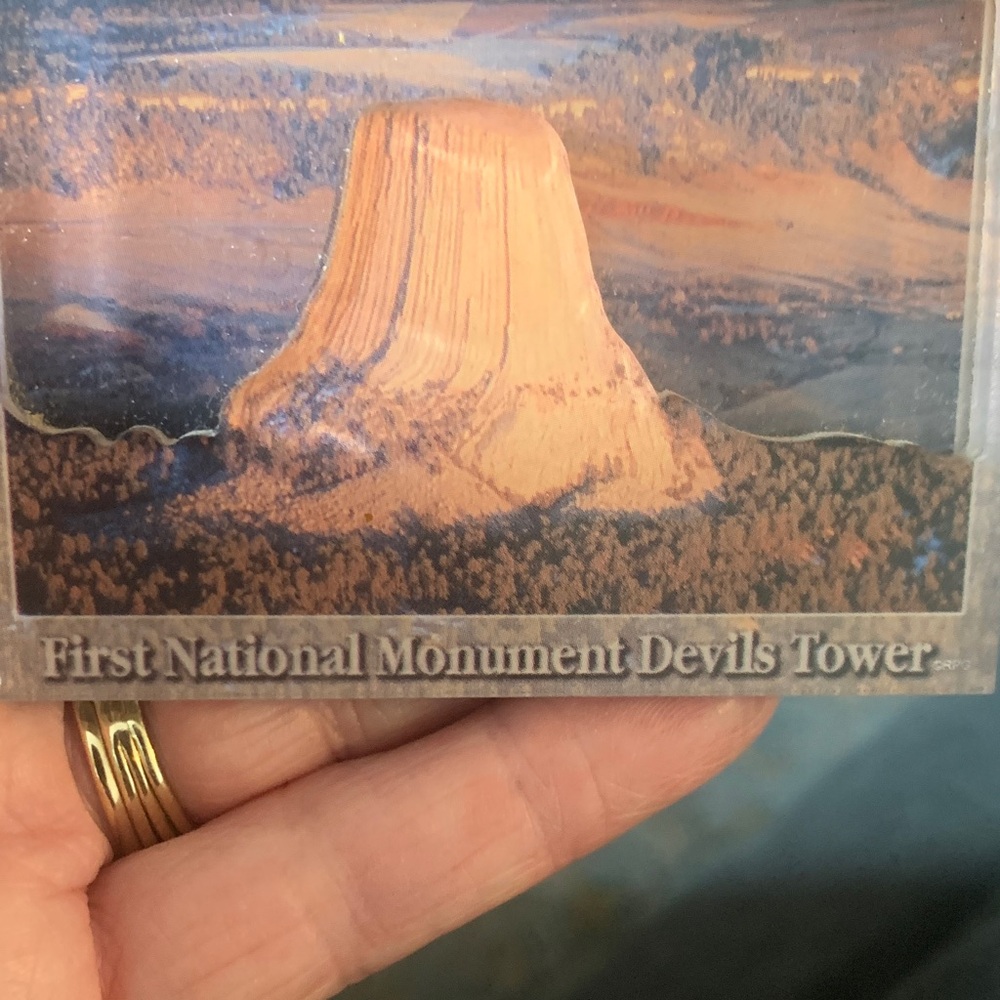 First National Monument Devils Tower Souvenir Magnet